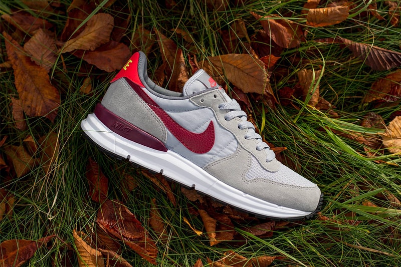 Nike Lunar Internationalist Wolf Grey/Team Red-Daring Red