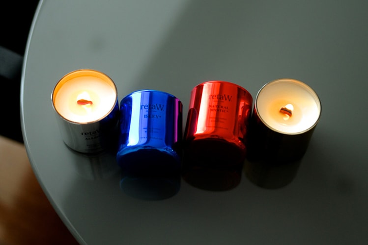 retaW Fragrance Candle "Metallic" Series