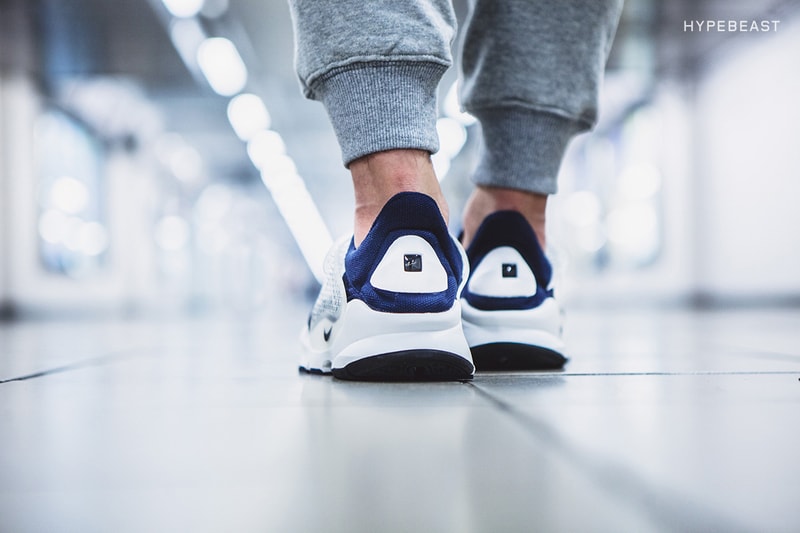 A Closer Look at the fragment design x Nike Sock Dart "Dark Obsidian"