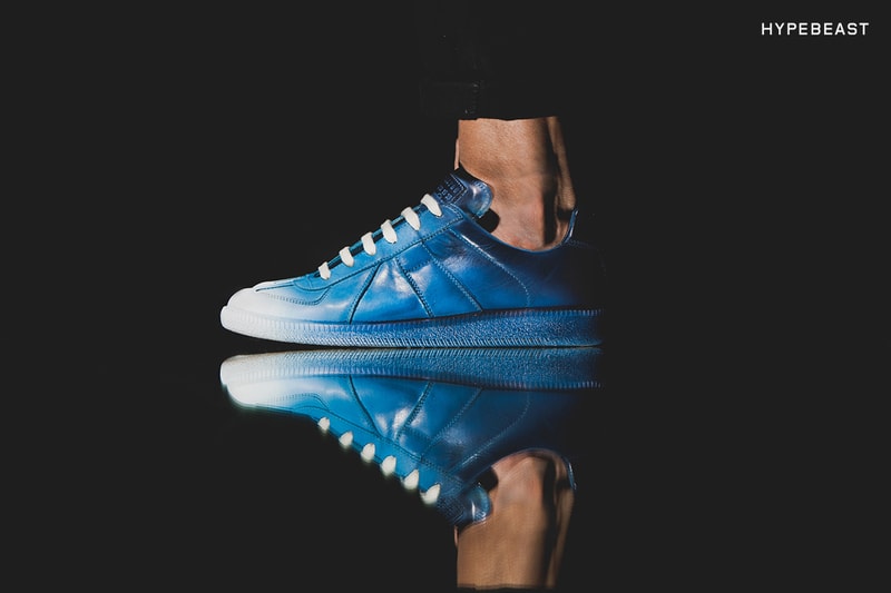 A Closer Look at the Maison Margiela Airbrush Blue Replica Sneaker