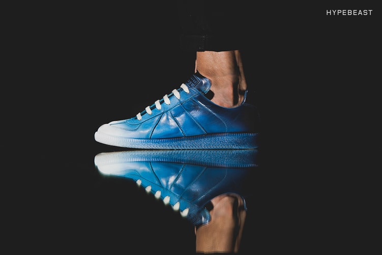 A Closer Look at the Maison Margiela Airbrush Blue Replica Sneaker
