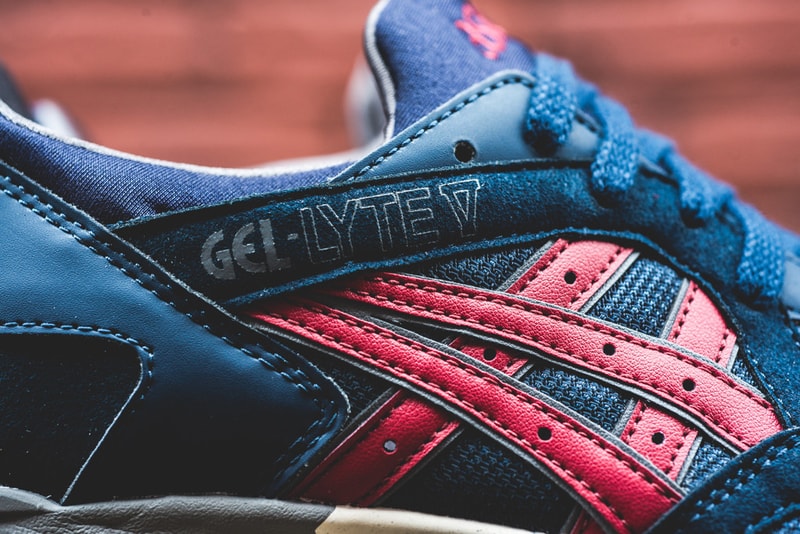 ASICS GEL-Lyte V Vegan Navy/Burgundy 