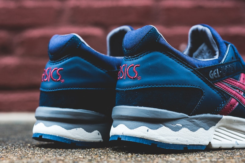 ASICS GEL-Lyte V Vegan Navy/Burgundy 