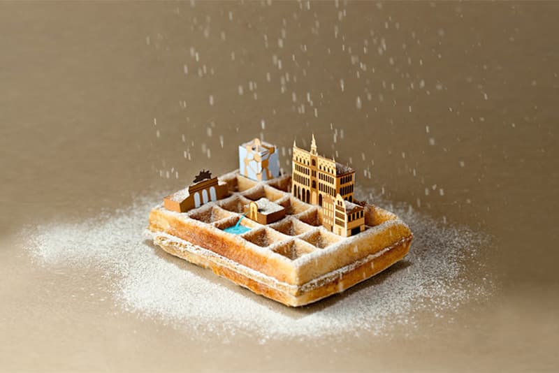 Brunch City Series: Miniature Cityscapes Made Out of Food