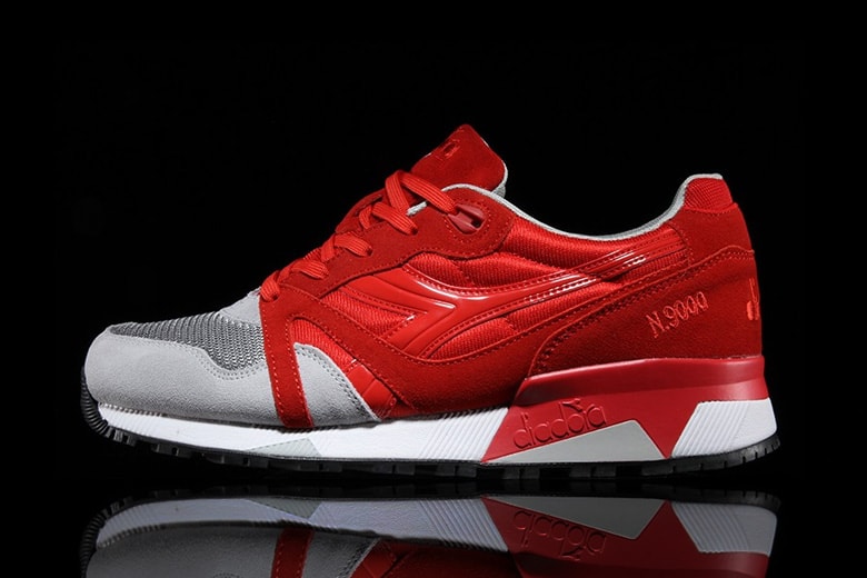 Diadora N.9000 NYL Red/Grey