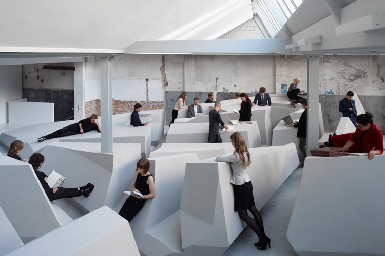 Futuristic Office Concept in Amsterdam Doesn't Have Chairs or Desks