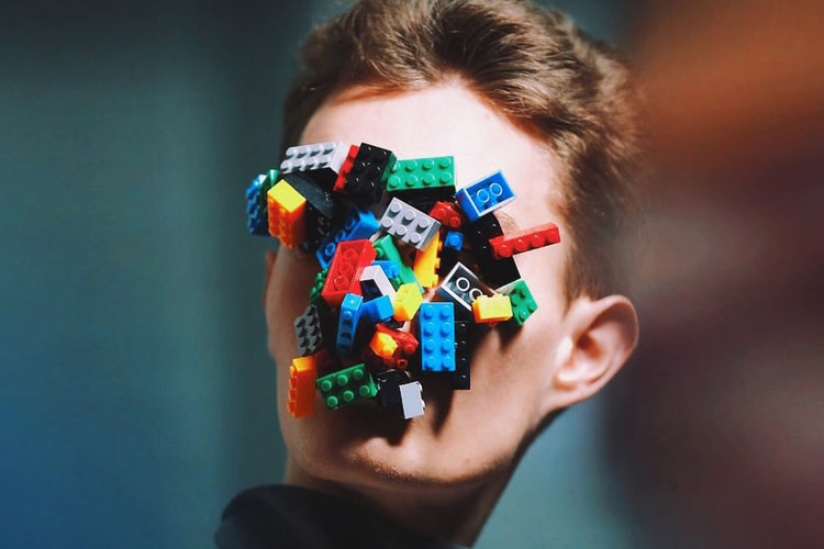 Isamaya Ffrench Creates LEGO Masks for Agi & Sam's 2015 Fall/Winter Collection