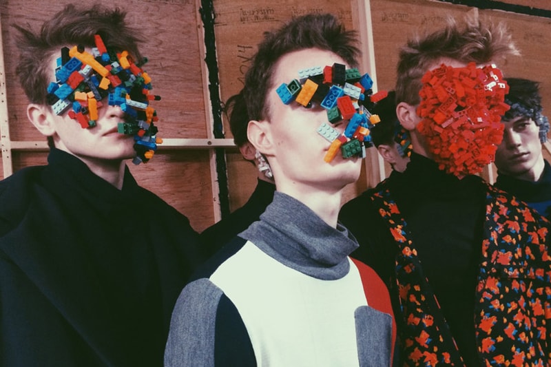 Isamaya Ffrench Creates LEGO Masks for Agi & Sam's 2015 Fall/Winter Collection
