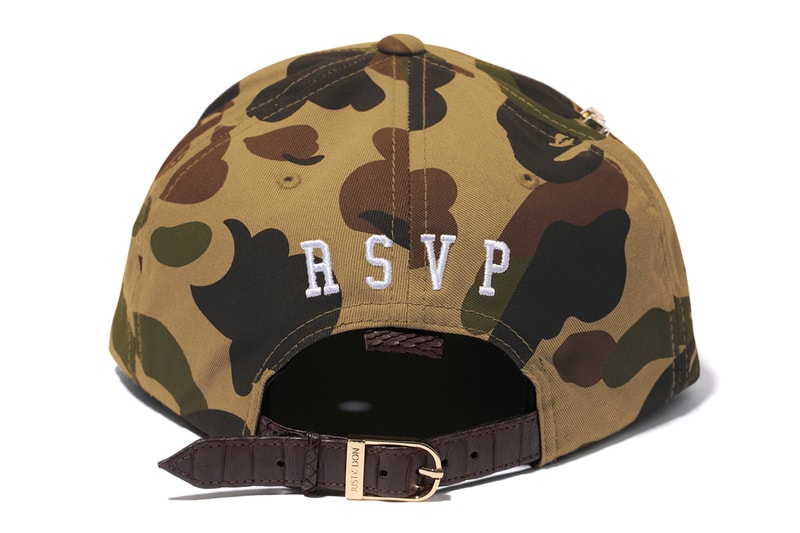 Just Don x RSVP Gallery x A Bathing Ape 1ST CAMO Snapback Collection