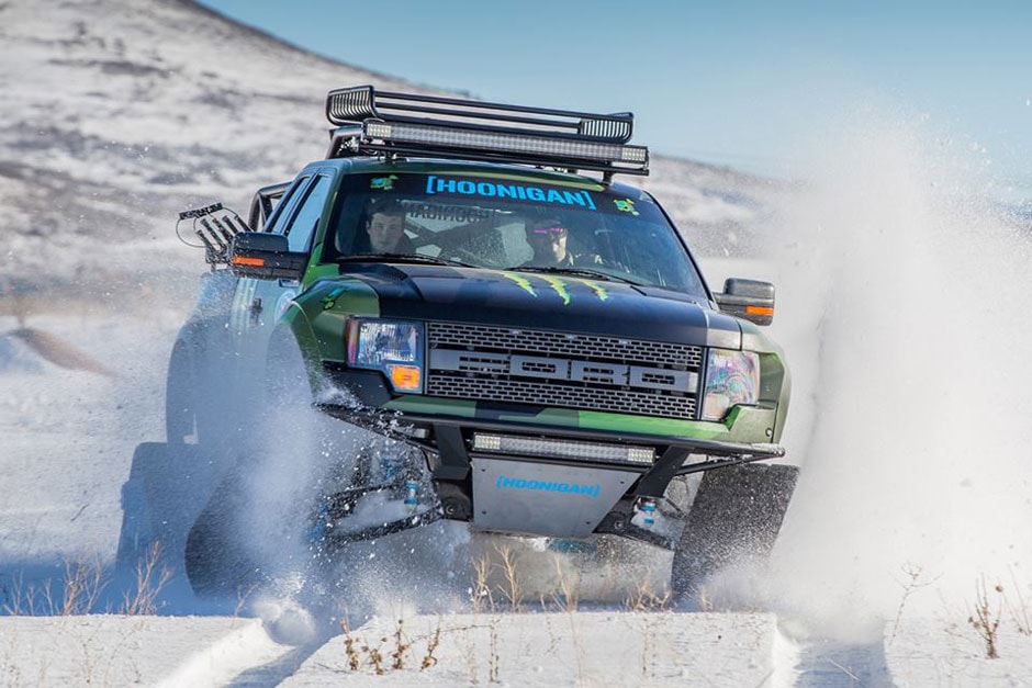 Ken Block Gives a Tour of his Ford F-150 RaptorTRAX