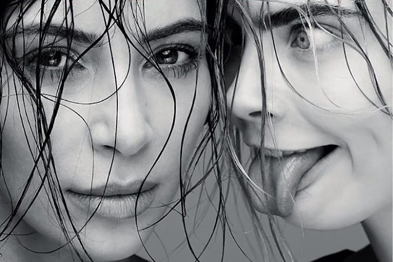 Kim Kardashian & Cara Delevingne Cover Love Magazine