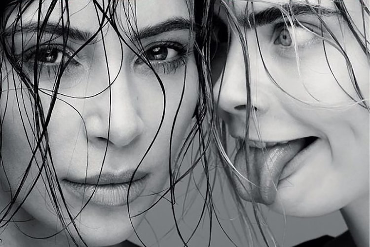Kim Kardashian & Cara Delevingne Cover Love Magazine