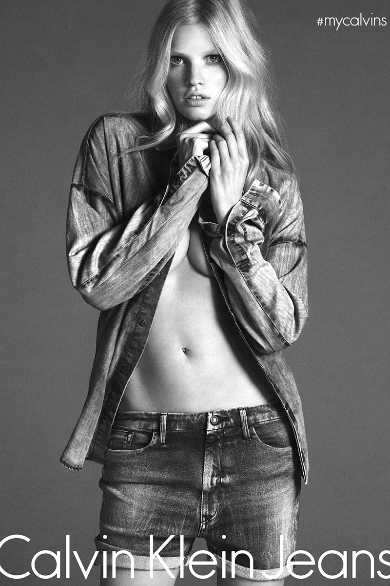 Justin Bieber & Lara Stone in Calvin Klein 2015 Spring Global Advertising Campaign