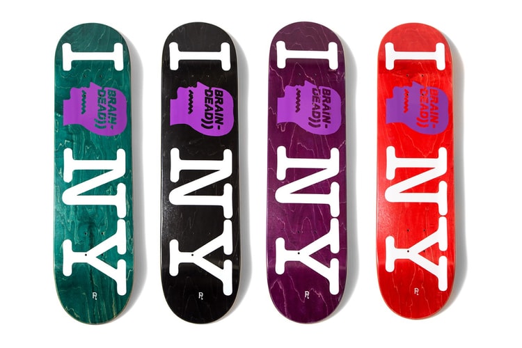 Brain Dead x NEPENTHES NYC Skateboard Decks