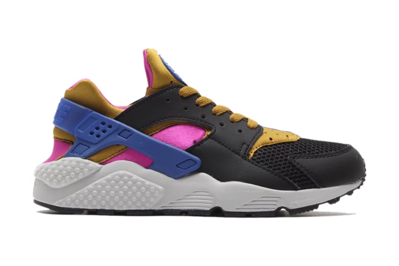 Nike Air Huarache Black/Bronzing-Fuchsia Force-Game Royal
