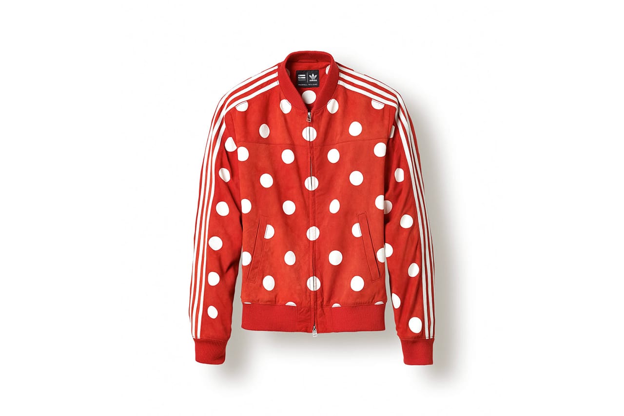 pharrell williams adidas jacket polka dot