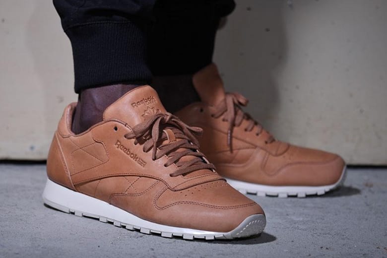 horween x reebok classic leather lux natural