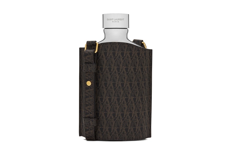 Saint Laurent Classic Toile Monogram Flask