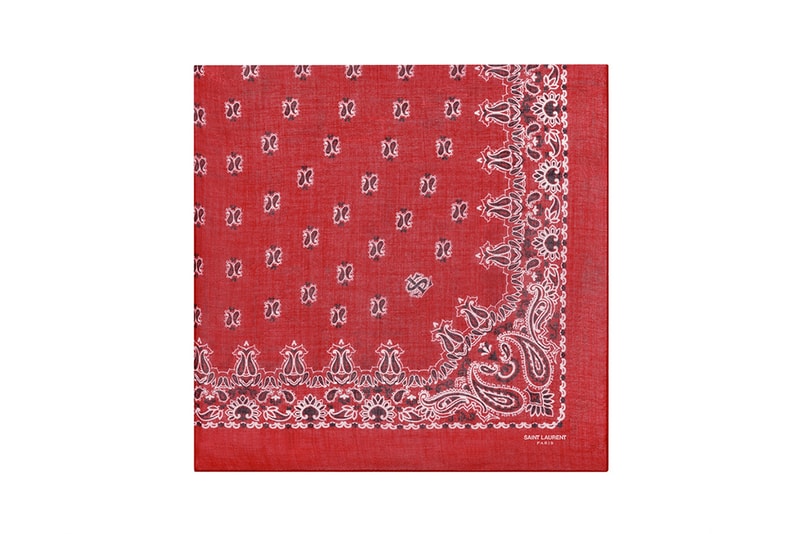 Saint Laurent "Paisley" Sneakers and Accessories