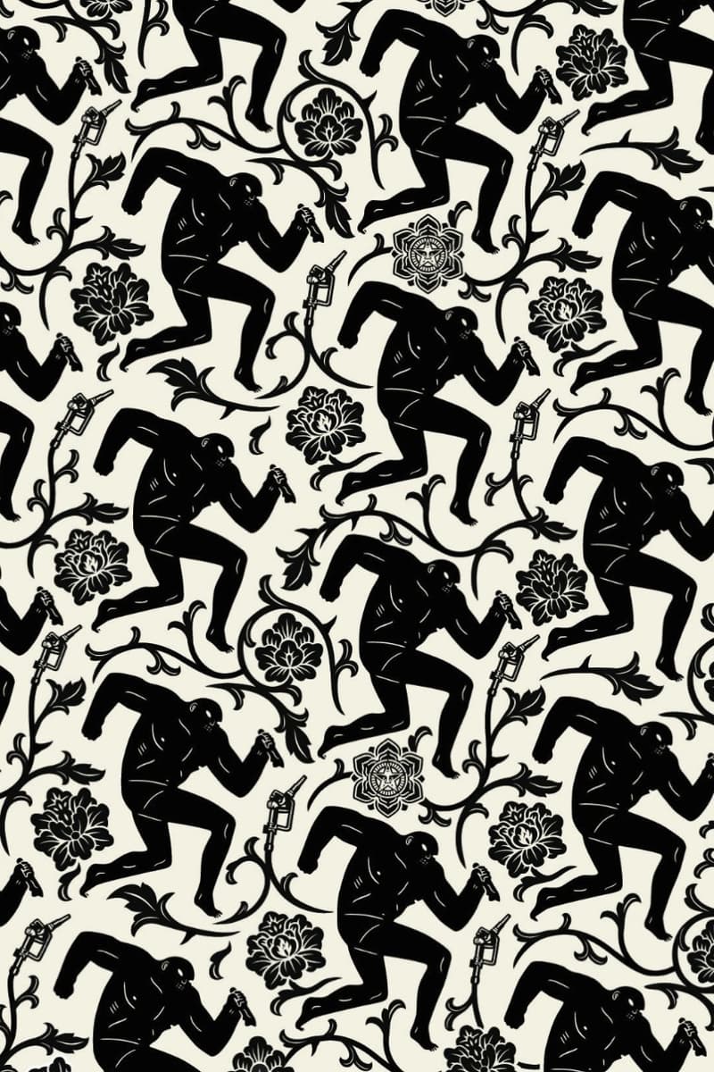 Shepard Fairey x Cleon Peterson "Pattern of Corruption" Prints