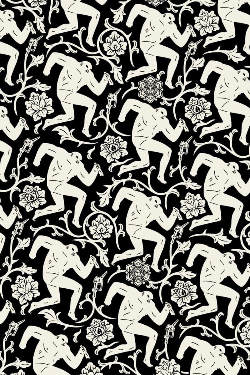 Shepard Fairey x Cleon Peterson "Pattern of Corruption" Prints