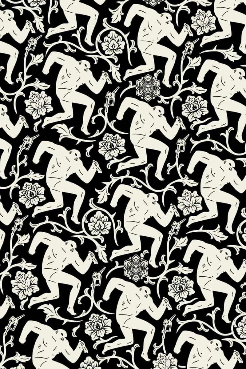 Shepard Fairey x Cleon Peterson "Pattern of Corruption" Prints