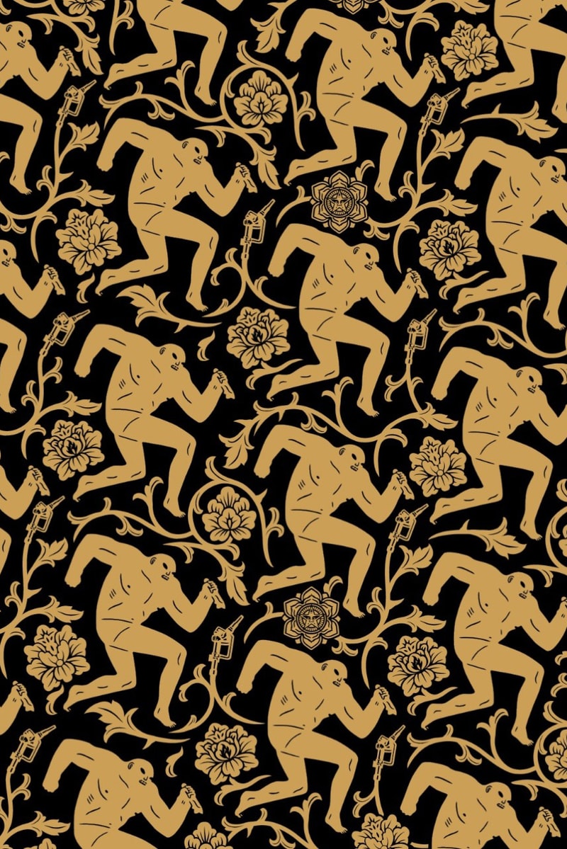 Shepard Fairey x Cleon Peterson "Pattern of Corruption" Prints
