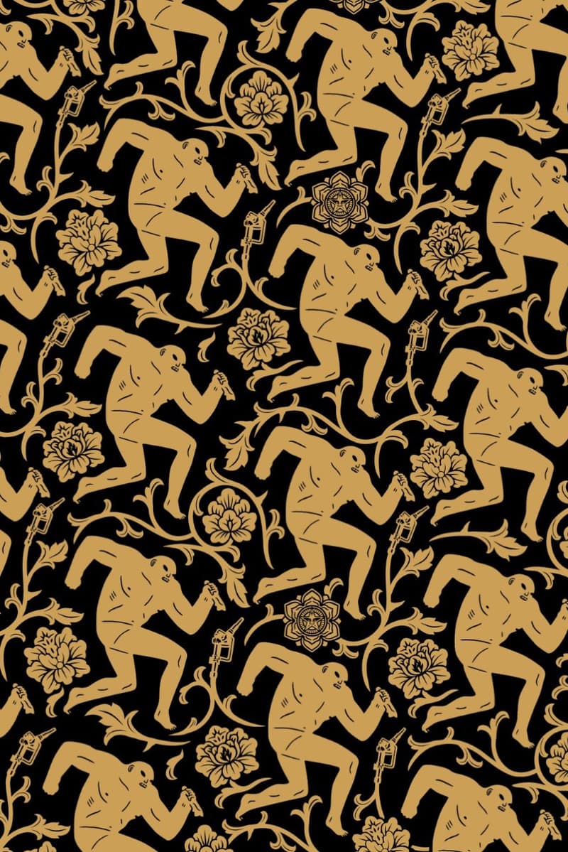 Shepard Fairey x Cleon Peterson "Pattern of Corruption" Prints