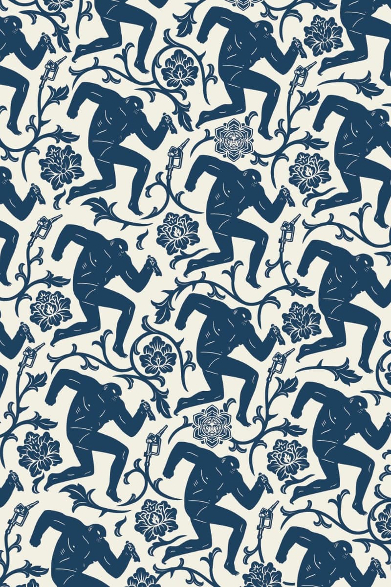 Shepard Fairey x Cleon Peterson "Pattern of Corruption" Prints