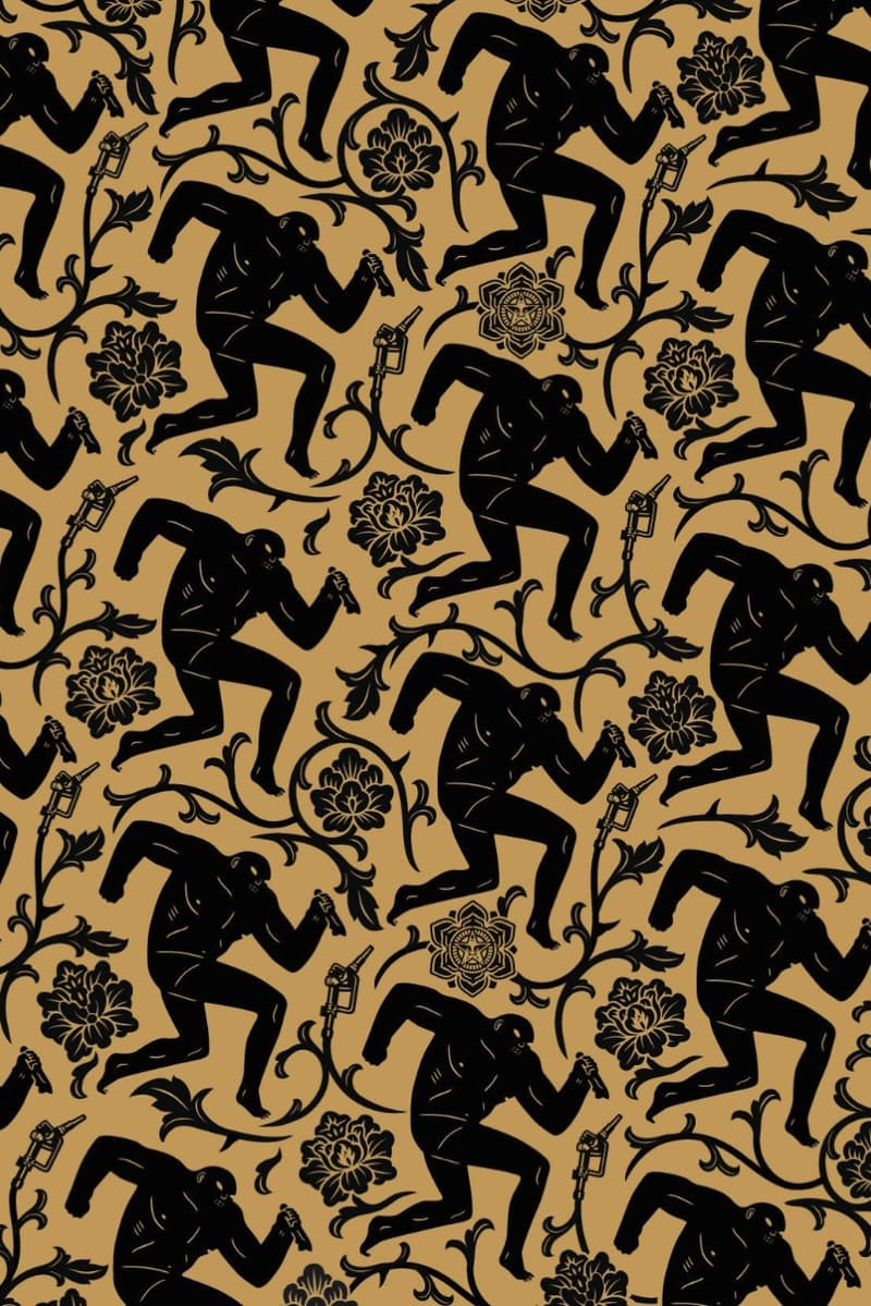 Shepard Fairey x Cleon Peterson "Pattern of Corruption" Prints