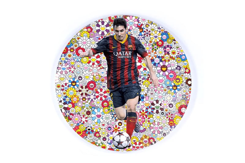Takashi Murakami, Damien Hirst, and Lionel Messi for UNICEF's 1in11 Charity Campaign