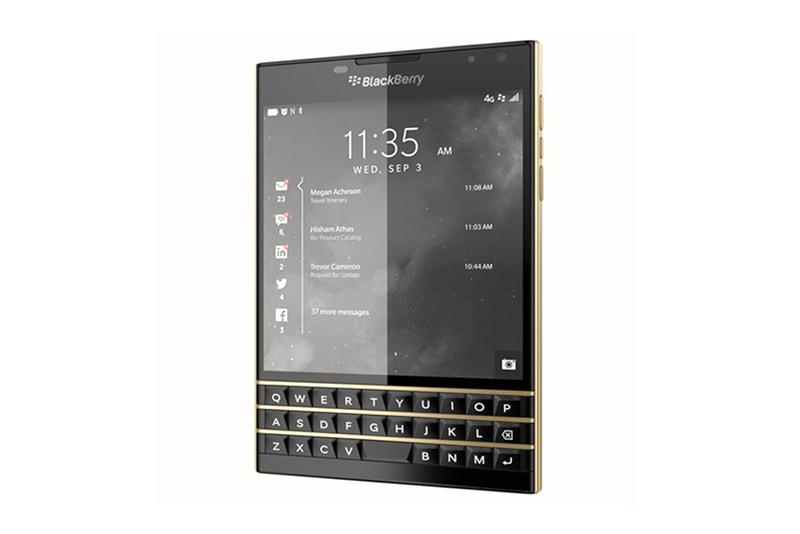 BlackBerry Passport "Black and Gold" Limited Edition