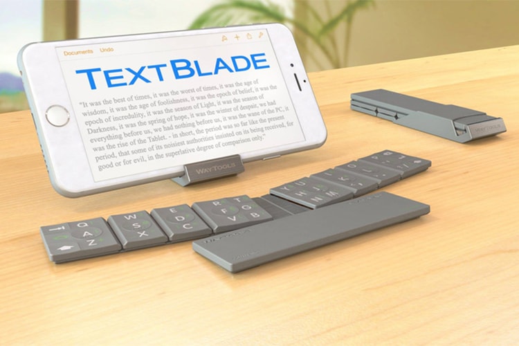 Waytools Textblade Keyboard is the Slimmest Full QWERTY Design to Date