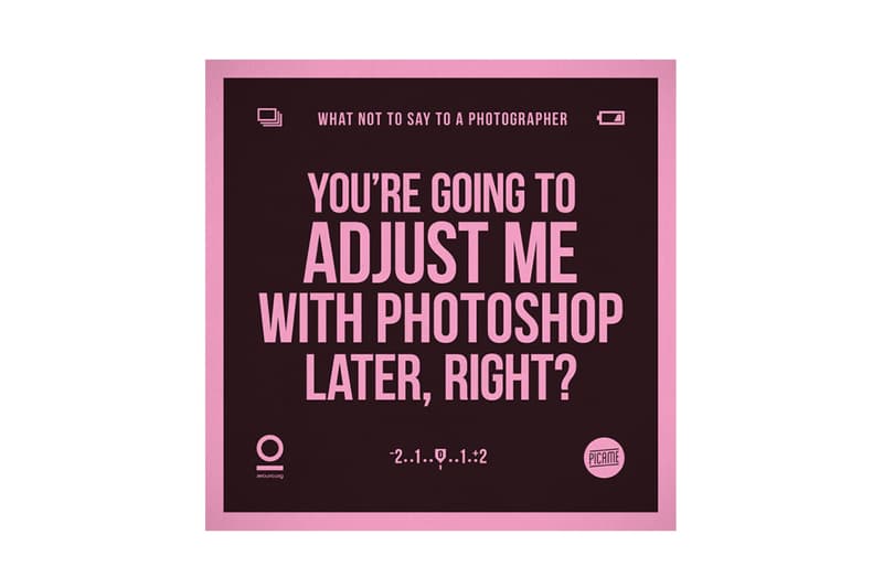 What NOT to Say to a Photographer