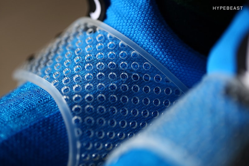 A Closer Look at the fragment design x NikeLab Sock Dart "Pool Blue"