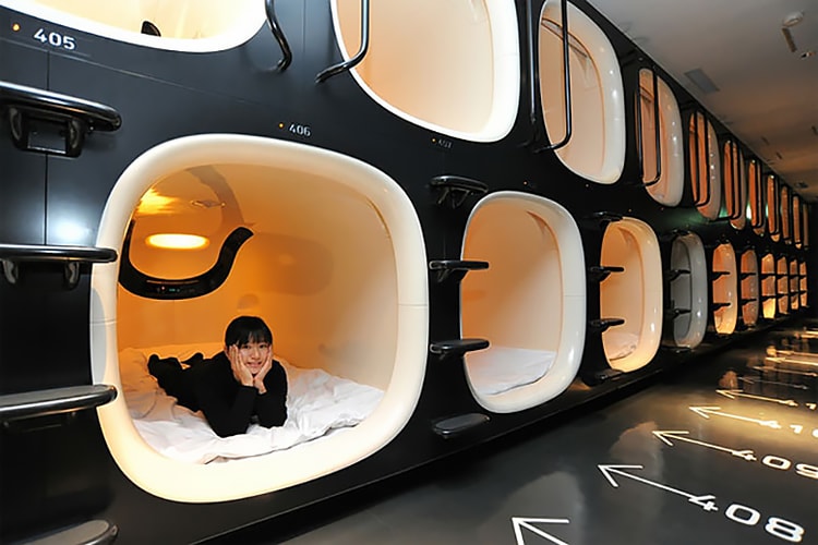 A Look inside a Capsule Hotel in Kyoto