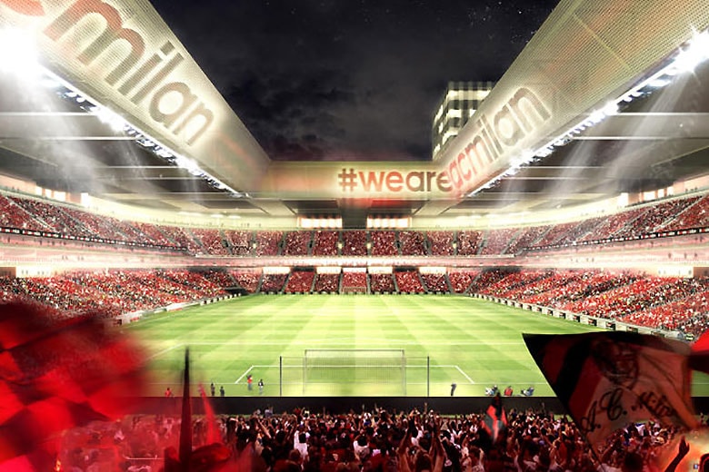 AC Milan to Expand Into a 48,000-Person Stadium Disguised as a Mall