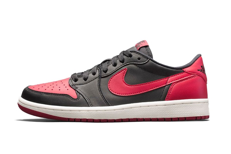 Air Jordan 1 Retro Low OG Black/Varsity Red-Sail