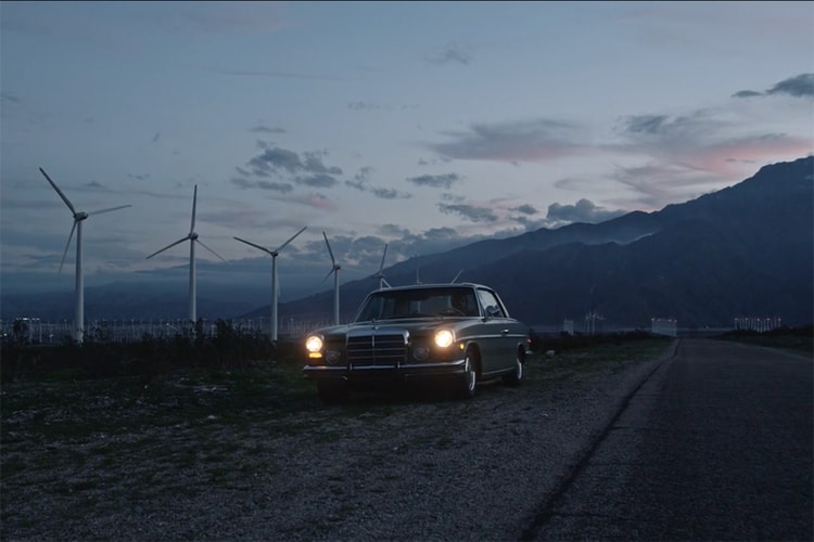 Belstaff x MR PORTER : ON THE ROAD 2 with a 1973 Mercedes-Benz 250C Coupé
