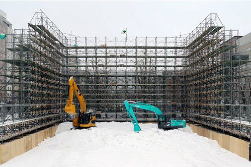 Building-Sized Star Wars Snow Sculptures Built for Sapporo Snow Festival