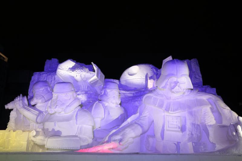 Building-Sized Star Wars Snow Sculptures Built for Sapporo Snow Festival
