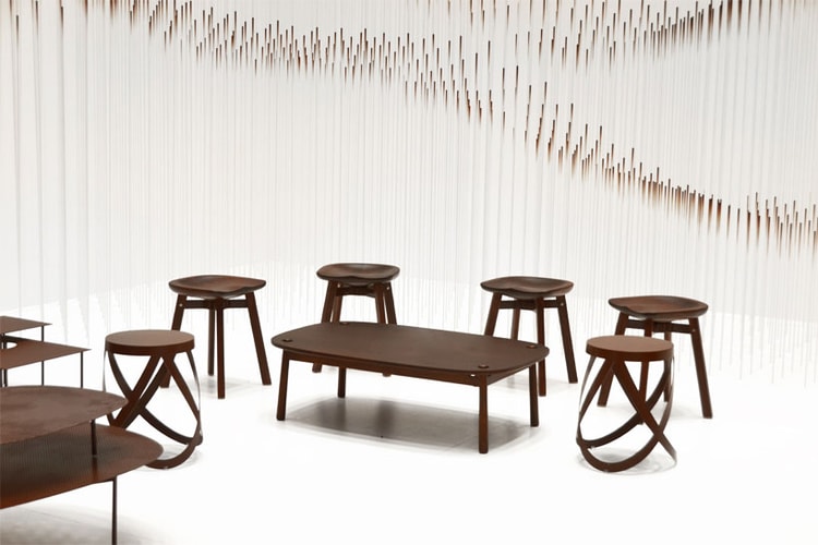 ChocolaTextureLounge Installation by Nendo