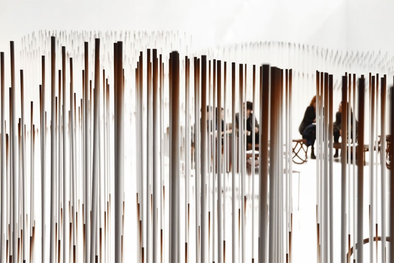 ChocolaTextureLounge Installation by Nendo