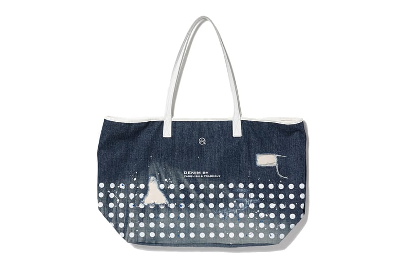 DENIM BY VANQUISH & FRAGMENT Damaged Denim Tote