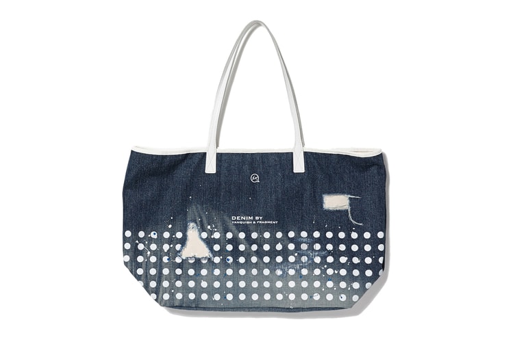 DENIM BY VANQUISH & FRAGMENT Damaged Denim Tote