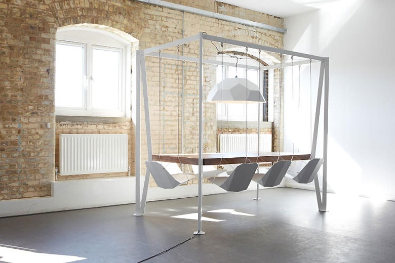 Imagine Sitting on Swings in Your Office Meetings