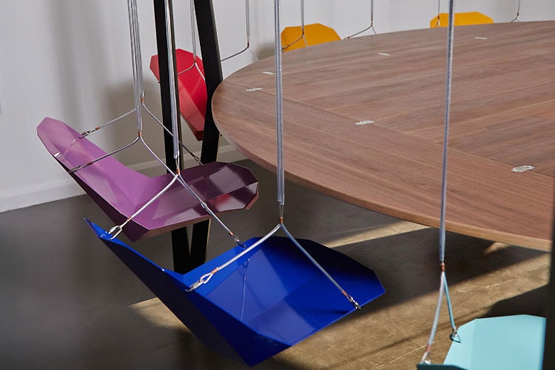 Imagine Sitting on Swings in Your Office Meetings