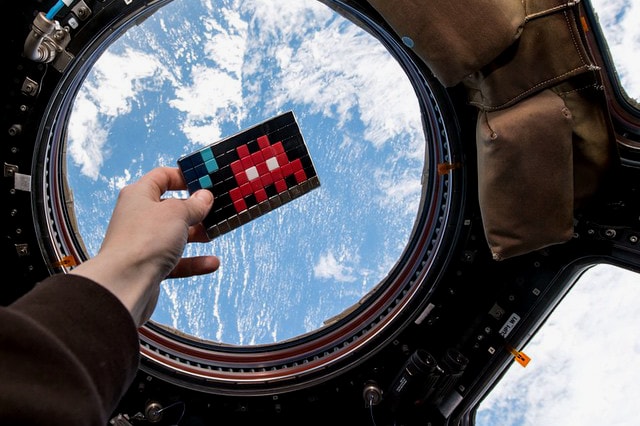 Invader Invades the International Space Station