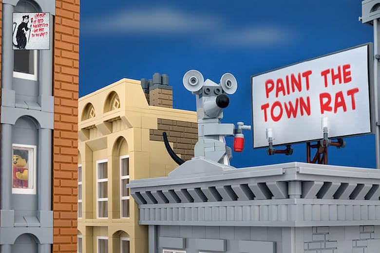 Jeff Friesen Recreates New Banksy Pieces Using LEGO