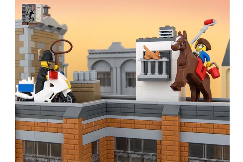 Jeff Friesen Recreates New Banksy Pieces Using LEGO
